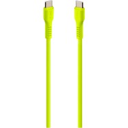 ttec USB-C - USB-C 60W PD/QC Fast Charging/Data Cable, 120cm, Neon Yellow..
