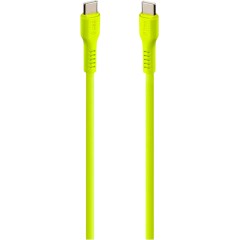 ttec USB-C - USB-C 60W PD/QC Fast Charging/Data Cable, 120cm, Neon Yellow..