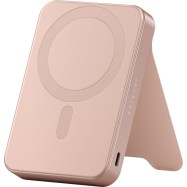 SATECHI Qi2 10K Magnetic Power Bank with Stand (Desert Rose)..