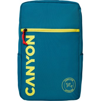 CANYON cabin size backpack for 15.6" laptop, polyester ,dark green - Metoo (1)