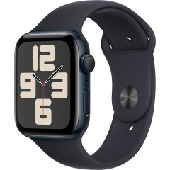 Apple Watch SE GPS 44mm Midnight Aluminium Case with Midnight Sport Band - S/<wbr>M,Model A2723
