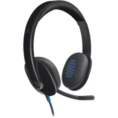 LOGITECH H540 Corded Headset - BLACK - USB