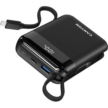 CANYON power bank OnPower 104 10000mAh Black в Metoo.kz - Metoo (3)