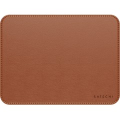 SATECHI Vegan-Leather Premium Mouse Pad (Brown)