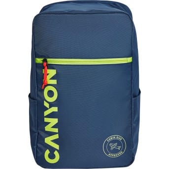 CANYON cabin size backpack for 15.6" laptop,polyester,navy - Metoo (1)
