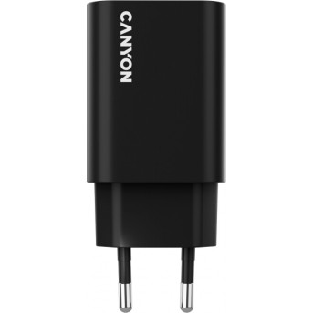 CANYON charger OnCharge 30CL Max Power 30W 1xPD EU Black в Metoo.kz - Metoo (2)