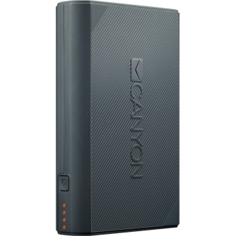 CANYON Power bank 7800mAh built-in Lithium-ion battery, 2 USB port max output 5V2A, input 5V2A. Dark Gray - Metoo (1)