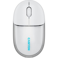 CANYON mouse OnClick 24 BT/ Wireless Transparent/<wbr>White