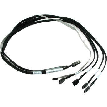 ADAPTEC 2247100-R, Mini Serial Attached SCSI Internal Cable (4xSFF-8087 - 4xSFF - 8448, 1m) for connecting a SATA/<wbr>SAS controller (SFF-8087) to SATA disks, or a SATA/<wbr>SAS backplane (2247100-R) - Metoo (1)