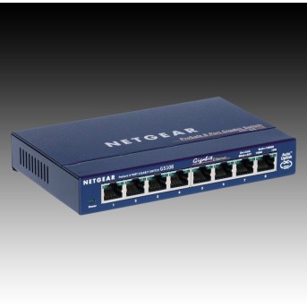 Netgear ProSafe Gigabit Ethernet Switch, 8 x 10/<wbr>100/<wbr>1000 RJ45 ports, Desktop - Metoo (3)