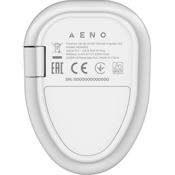 Dental Irrigator: 3.7V, 8W, 2500mAh, 200ML - Metoo (9)