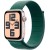Apple Watch SE 2024 GPS 44mm Starlight Aluminium Case with Lake Green Sport Loop,Model A2723 - Metoo (5)