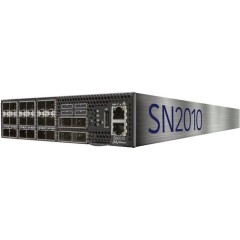 Mellanox Spectrum based 25GbE/<wbr>100GbE 1U Open Ethernet switch with Cumulus Linux, 18 SFP28 ports and 4 QSFP28 ports, 2 Power Supplies (AC), x86 CPU, short depth, P2C airflow. Rail Kit must be purchased separately