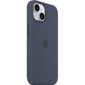 iPhone 15 Silicone Case with MagSafe - Storm Blue,Model A3123 - Metoo (2)