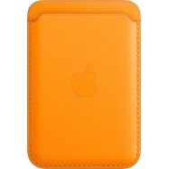 iPhone Leather Wallet with MagSafe - California Poppy