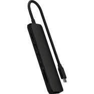 SATECHI 7-in-1 USB-C Slim Multiport Adapter with Ethernet (Black)