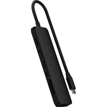 SATECHI 7-in-1 USB-C Slim Multiport Adapter with Ethernet (Black) - Metoo (1)