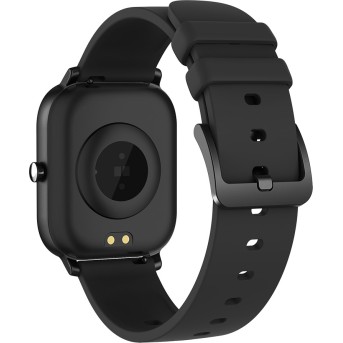 Smart watch, 1.3inches TFT full touch screen, Zinic+plastic body, IP67 waterproof, multi-sport mode, compatibility with iOS and android, black body with black silicon belt, Host: 43*37*9mm, Strap: 230x20mm, 45g - Metoo (5)