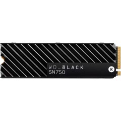 WD SSD BLACK SN750 1Tb M.2 2280 NVMe Read/<wbr>Write: 3470 / 3000 MB/<wbr>s, 515k/<wbr>560k IOPS, TBW 600TB Heatsink