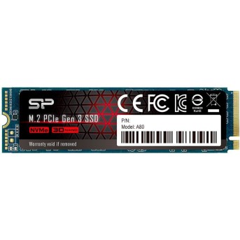 Silicon Power Ace - A80 512GB SSD PCIe Gen 3x4 PCIe Gen3 x 4 & NVMe 1.3, SLC cache + DRAM cache - Max 3400/3000 MB/s в Metoo.kz - Metoo (1)