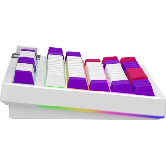 LORGAR KBP70TKLW, Wireless TKL Mechanical Gaming Keyboard Pro, White, EN/RU layout в Metoo.kz - Metoo (4)