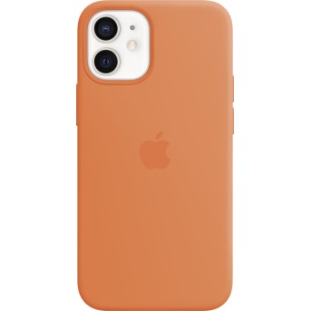 iPhone 12 mini Silicone Case with MagSafe - Kumquat - Metoo (1)