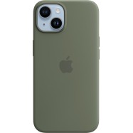 iPhone 14 Silicone Case with MagSafe - Olive,Model A2910