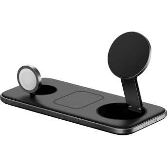 SATECHI Qi2 Trio Wireless Charging Pad - with Type A,C,G plugs в Metoo.kz - Metoo (3)