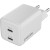 CANYON charger CU45AC GaN 45W 2xPD EU White в Metoo.kz - Metoo (4)