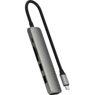 SATECHI 6-in-1 USB-C Slim Multiport Adapter (Space Grey)