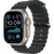 49mm Black Ocean Band - Natural Titanium Finish - Metoo (4)