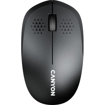 CANYON MW-04, Bluetooth Wireless optical mouse with 3 buttons, DPI 1200 , with1pc AA canyon turbo Alkaline battery,Black, 103*61*38.5mm, 0.047kg - Metoo (1)
