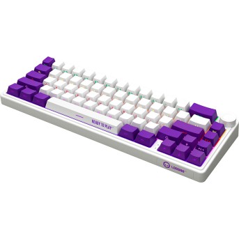 LORGAR KBP70MW, Wireless 65% Mechanical Gaming Keyboard Pro, White, EN/RU layout в Metoo.kz - Metoo (7)