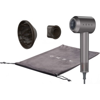 AENO Hair Dryer HD1, high speed, airflow 100 km/<wbr>h, NTC sensor, 1500W, ionization, incl. diffusor, concentrator, travel bag - Metoo (3)