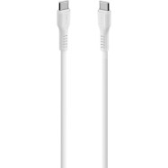 ttec USB-C - USB-C 60W PD/QC Fast Charging/Data Cable, 120cm, White