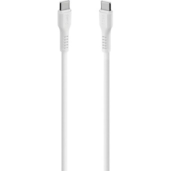 ttec USB-C - USB-C 60W PD/<wbr>QC Fast Charging/<wbr>Data Cable, 120cm, White - Metoo (1)