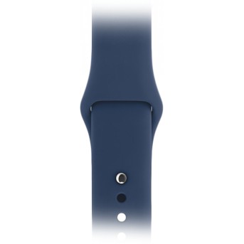 Ремешок для Apple Watch 38mm Blue Cobalt Спортивный - Metoo (2)