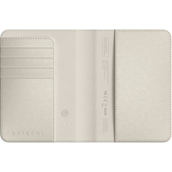 SATECHI Vegan-Leather FindAll Passport Cover (Sand) в Metoo.kz - Metoo (3)