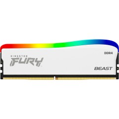 Kingston 16GB 3600MT/<wbr>s DDR4 CL18 DIMM FURY Beast White RGB SE, EAN: 740617330342