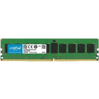 Crucial DRAM 8GB DDR4 2666 MT/<wbr>s (PC4-21300) CL19 DR x8 ECC Registered DIMM 288pin, EAN: 649528781109 - Metoo (1)