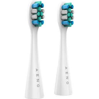 AENO Replacement toothbrush heads, White, Dupont bristles, 2pcs in set (for ADB0001S/<wbr>ADB0002S) - Metoo (1)