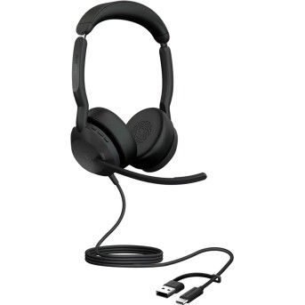 JABRA Evolve2 50, USB C/<wbr>A, MS Stereo - Metoo (3)