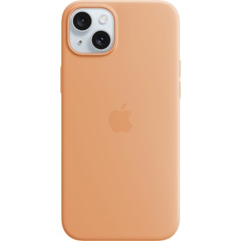 iPhone 15 Plus Silicone Case with MagSafe - Orange Sorbet,Model A3124 - Metoo (1)