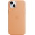 iPhone 15 Plus Silicone Case with MagSafe - Orange Sorbet,Model A3124 - Metoo (1)