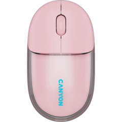 CANYON mouse OnClick 24 BT/ Wireless Transparent/<wbr>Pink