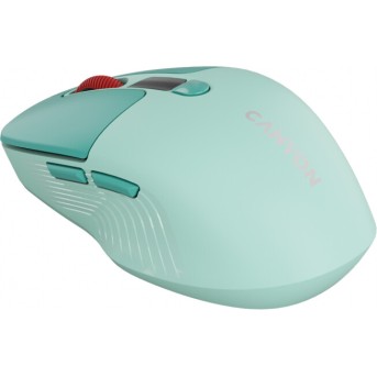 CANYON mouse MW-26 LCD Silent Dual Mode Wireless Green в Metoo.kz - Metoo (4)