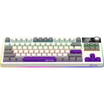 LORGAR KBP70TKLW, Wireless TKL Mechanical Gaming Keyboard Pro, Beige, EN/RU layout в Metoo.kz - Metoo (3)