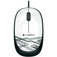 LOGITECH M105 Corded Mouse - WHITE - USB - EER2