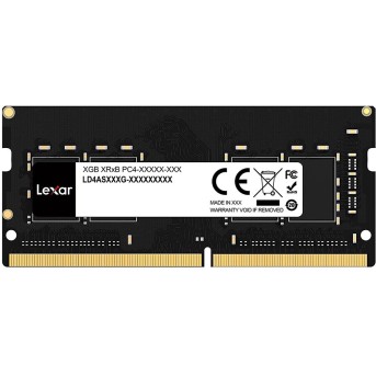 Lexar® DDR4 16GB 260 PIN So-DIMM 3200Mbps, CL22, 1.2V- BLISTER Package, EAN: 843367123773 - Metoo (1)