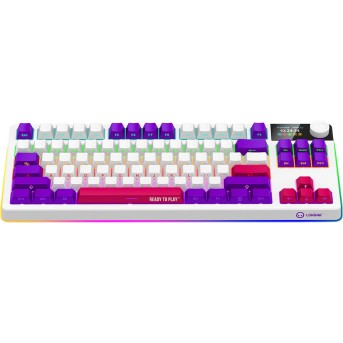 LORGAR KBP70TKLW, Wireless TKL Mechanical Gaming Keyboard Pro, White, EN/RU layout в Metoo.kz - Metoo (3)